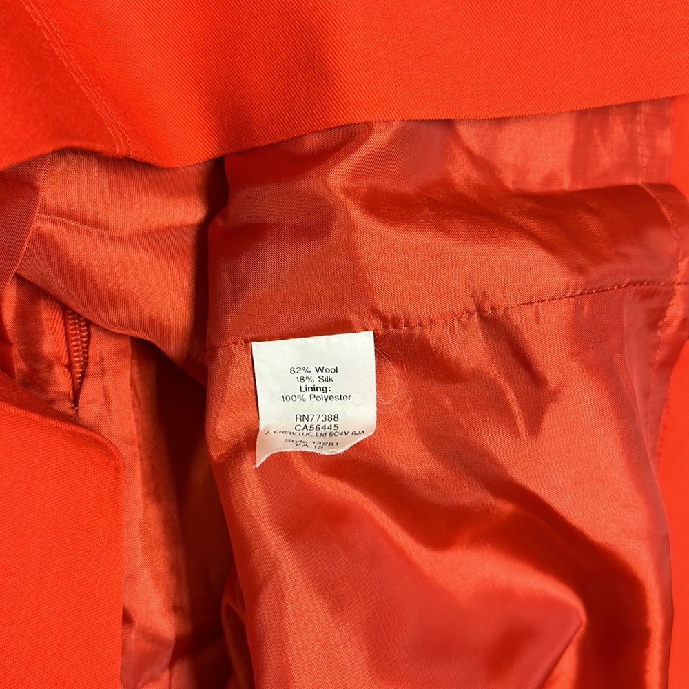 🔥🔥🔥J. Crew Wool Silk Dress size 8 - Picture 7 of 8